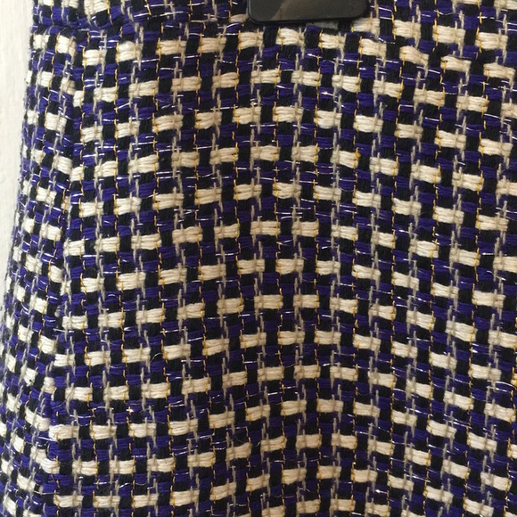 NWOT J. Crew metallic tweed mini skirt - Picture 2 of 6